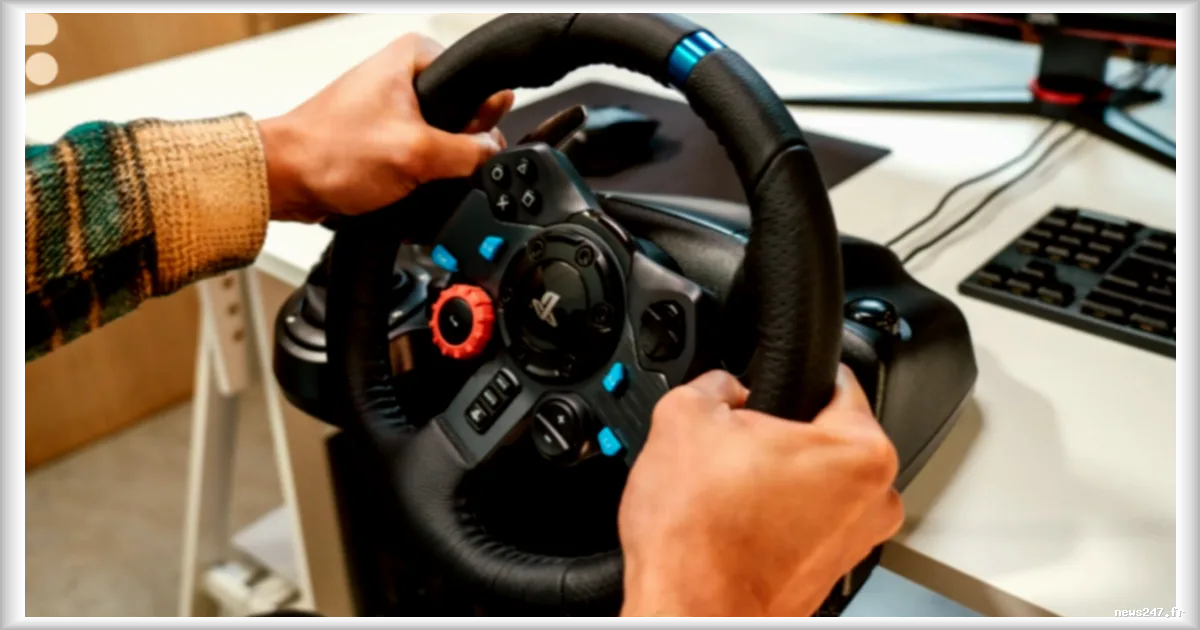 Logitech G29 : un volant pour simracing à moins de 230 € sur Amazon