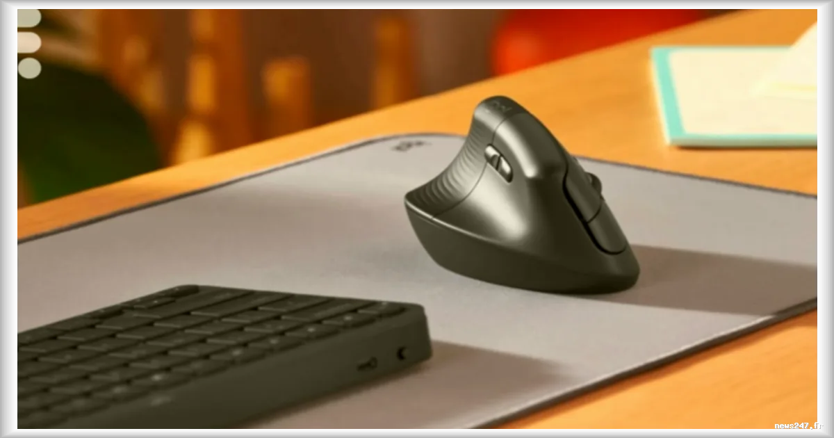 Logitech Lift : la souris ergonomique bradée à moins 53 % pour soulager les douleurs au poignet