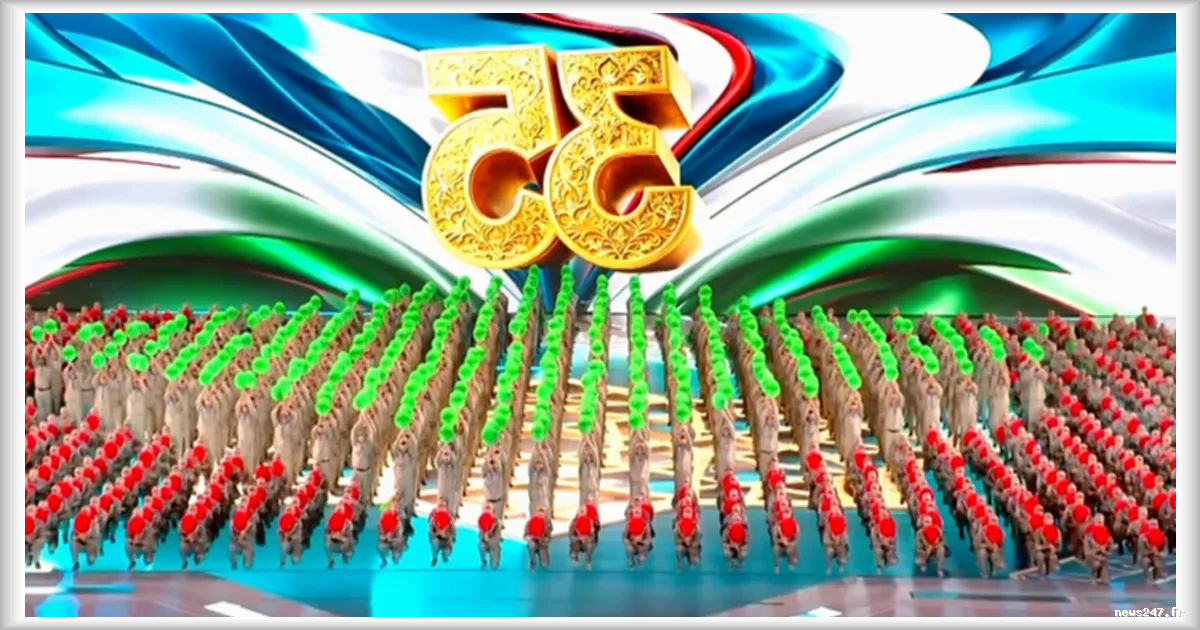 L'Ouzbékistan célèbre ses 35 ans d'indépendance avec un spectacle pyrotechnique mêlant drones et artistes internationaux