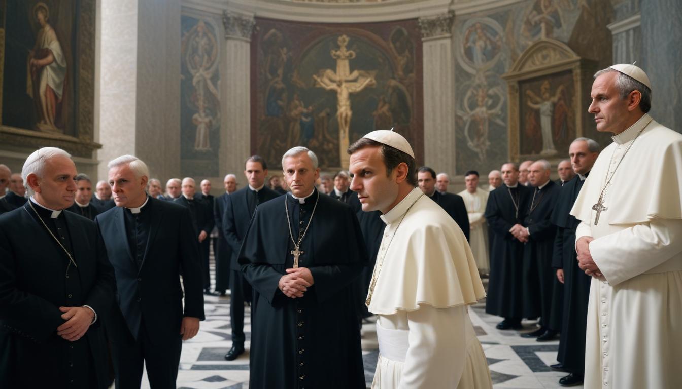 Macron au Vatican : entoure d'une delegation cléricale et identitaire, un sujet délicat pour la laïcité