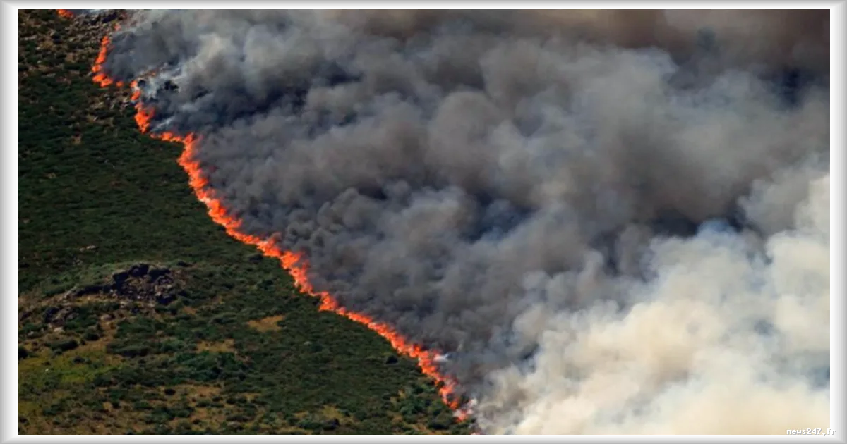 Madrid confrontée au pire incendie de son histoire : deux foyers majeurs fusionnent à l’ouest de la capitale