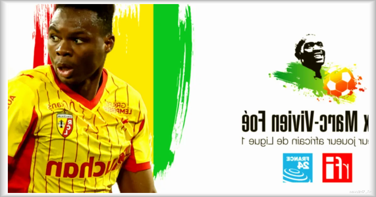 Mamadou Sangaré, milieu de terrain du RC Lens, sacré Prix Marc-Vivien Foé 2026