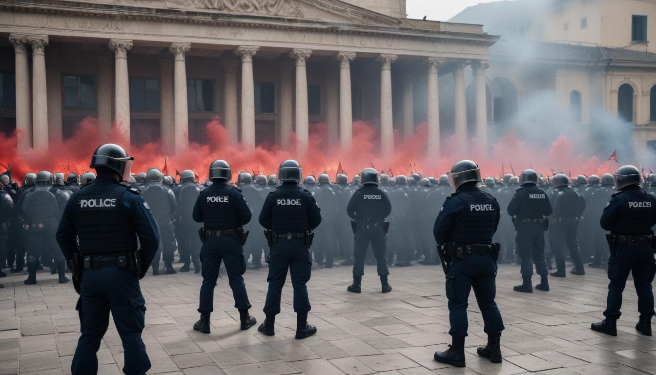 Manifestation de l'opposition en Albanie : affrontements avec la police et tensions politiques