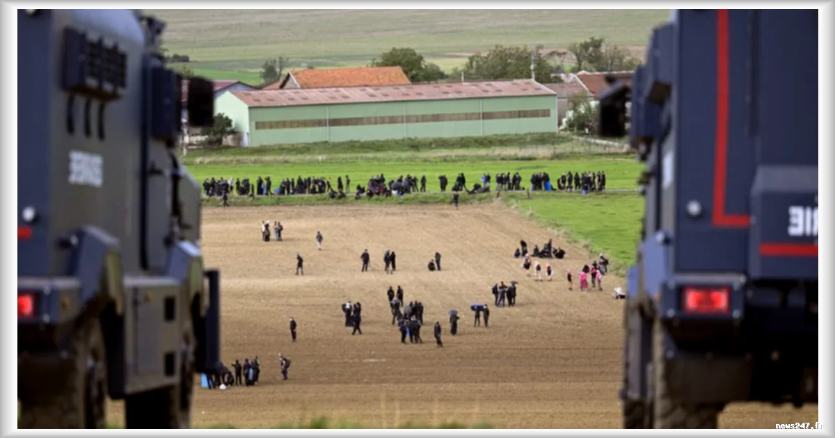 Manifestation sous haute surveillance contre le projet Cigéo à Bure : tensions autour de l'enfouissement des déchets nucléaires