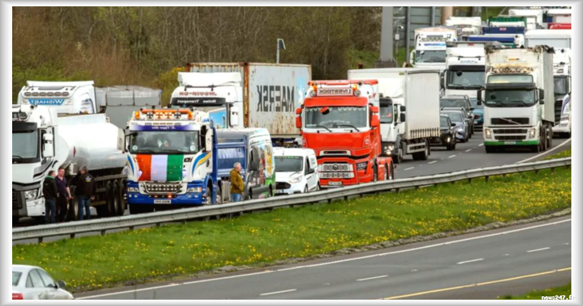 Manifestations illégales en Irlande contre les prix du carburant : l'État mis en danger selon le chef de la police