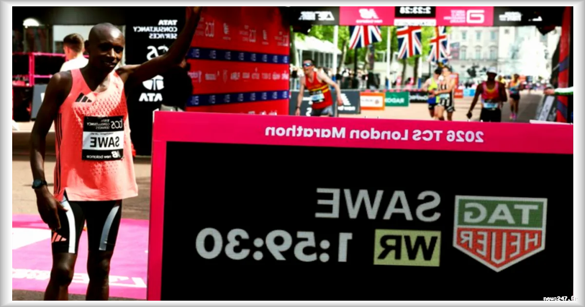 Marathon : Sabastian Sawe signe le premier chrono sous les deux heures, un bond de cinq minutes en 23 ans
