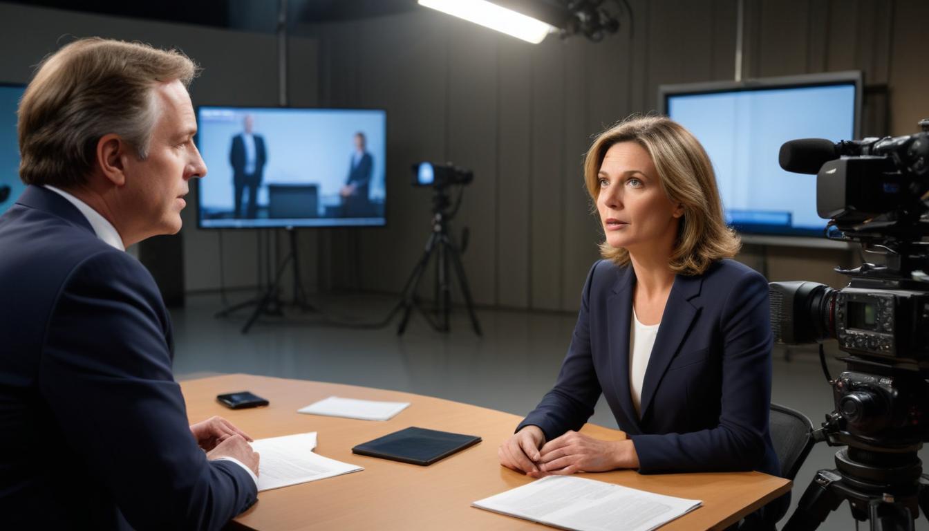 Marc Fesneau, président du groupe Les Démocrates, répond aux questions d'Alexandra Bensaid