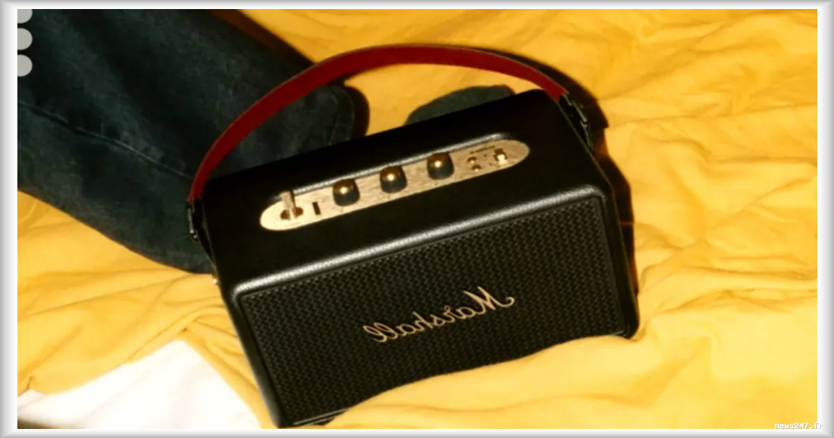 Marshall Kilburn III : Baisse de prix de 60 € sur cette enceinte Bluetooth nomade offrant 50 heures d'autonomie