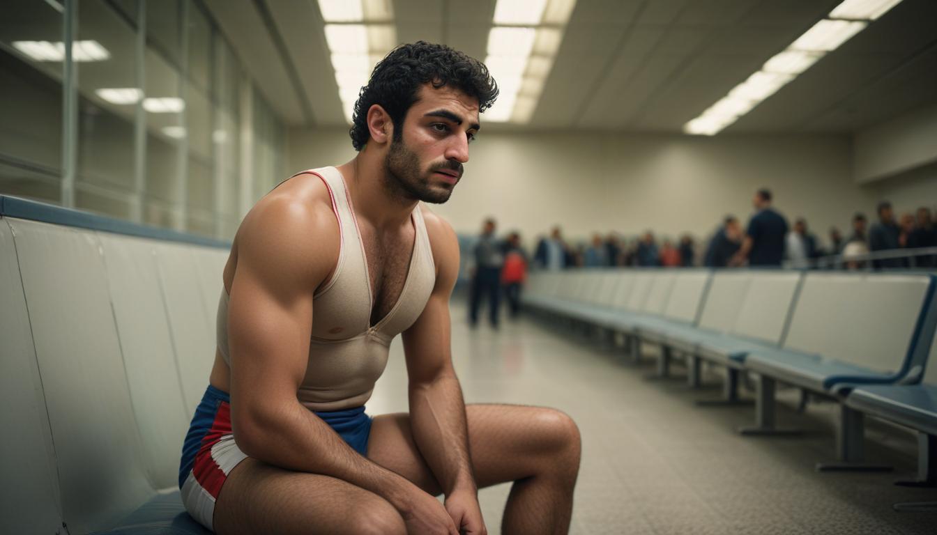 Meisam Amini, un lutteur français d'origine iranienne coincé en Iran