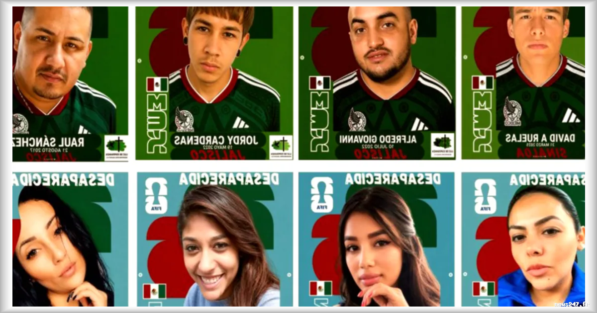 Mexique : des familles de disparus détournent les vignettes Panini pour alerter sur la crise des disparitions avant la Coupe du monde 2026