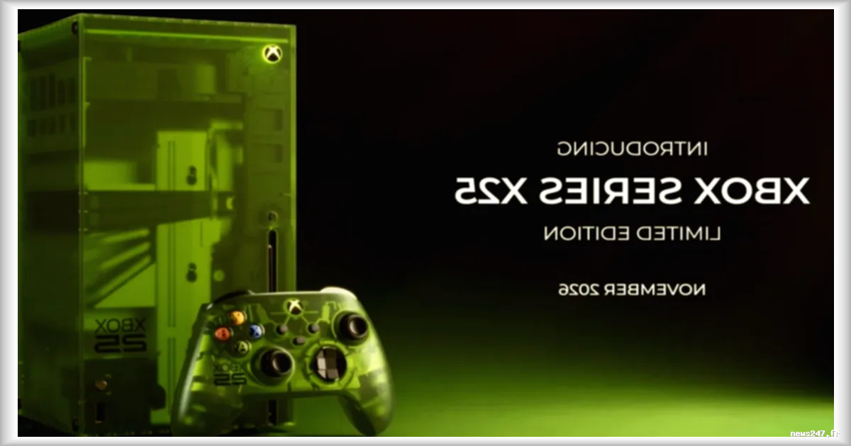 Microsoft dévoile une Xbox Series X translucide verte pour célébrer les 25 ans de la marque