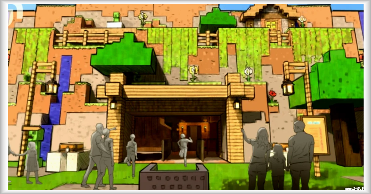 Minecraft World : le premier parc d'attractions du jeu vidéo ouvrira ses portes en 2027 près de Londres