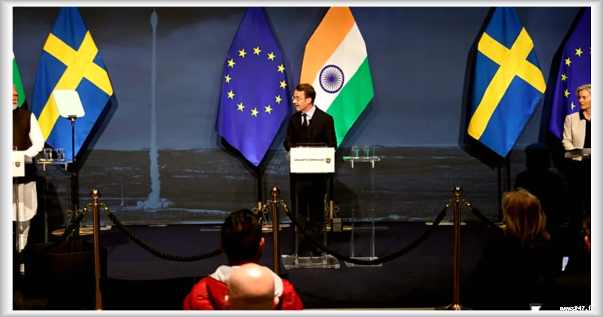 Modi en Suède : l’UE et l’Inde renforcent leur coopération économique lors de la visite du Premier ministre indien