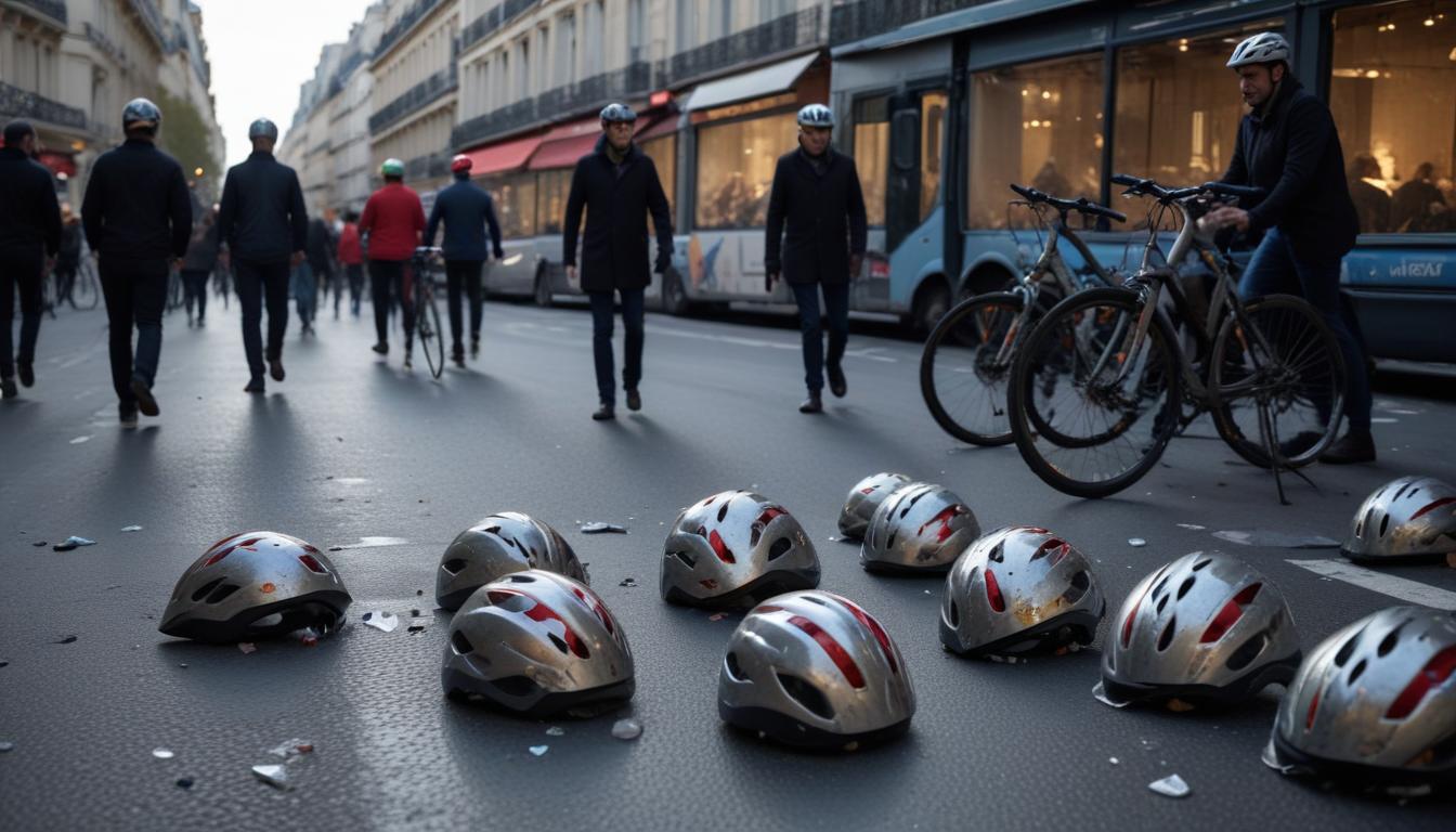 Mort de cyclistes à Paris: les poids lourds conduits par des hommes tuent le plus souvent les femmes à vélo