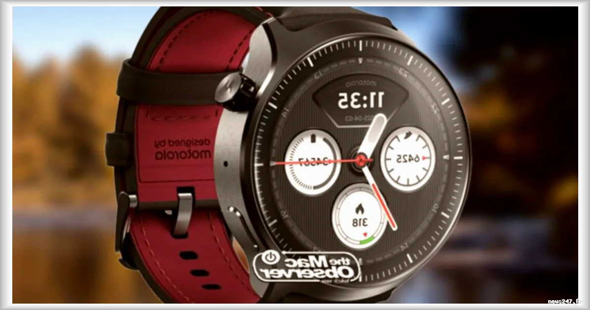 Motorola prépare son retour dans les montres haut de gamme avec la Moto Watch Ultra