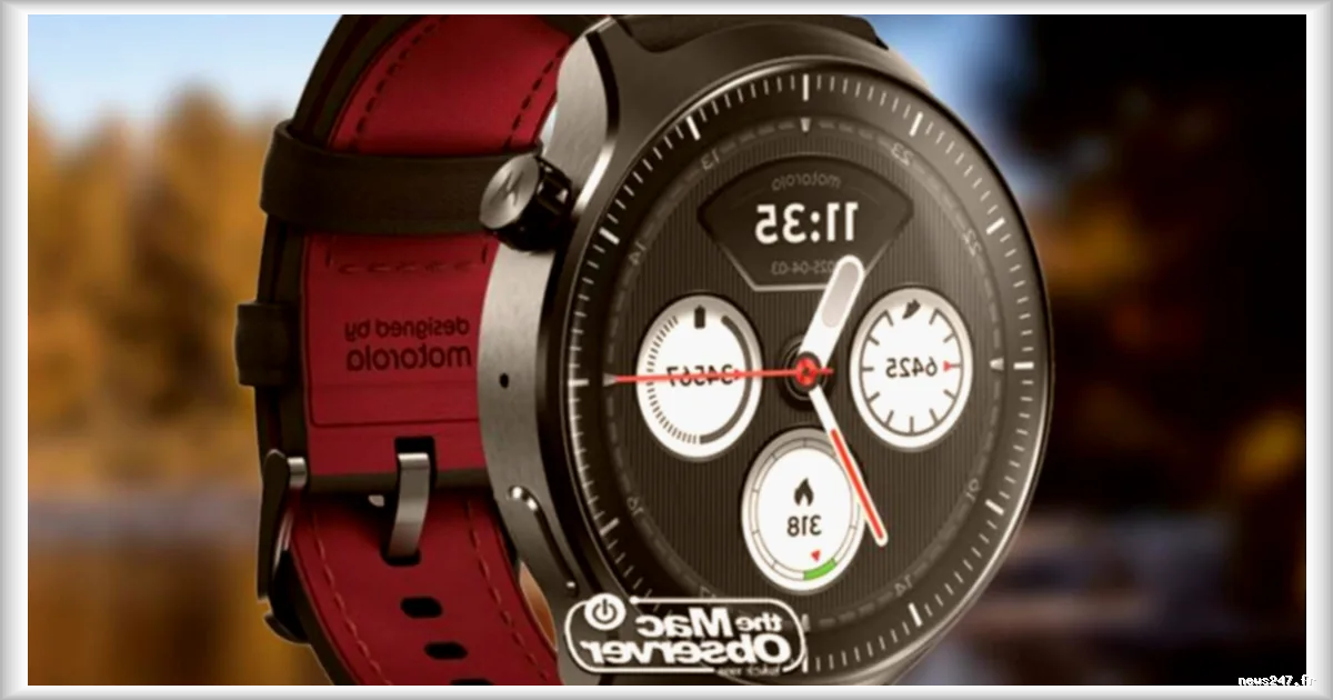 Motorola prépare son retour dans les montres haut de gamme avec la Moto Watch Ultra