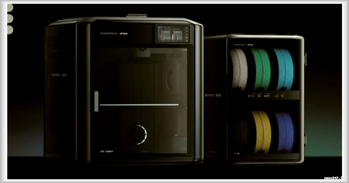 Mova lance la Palette 300 : une imprimante 3D concurrence Bambu Lab avec jusqu'à 36 couleurs et changement de buses automatique