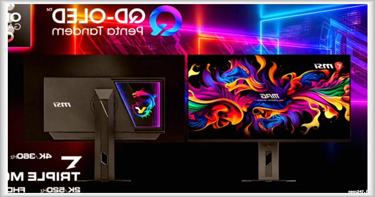MSI présente un écran QD-OLED de 31,5 pouces affichant jusqu’à 680 Hz en 1080p à Computex 2026