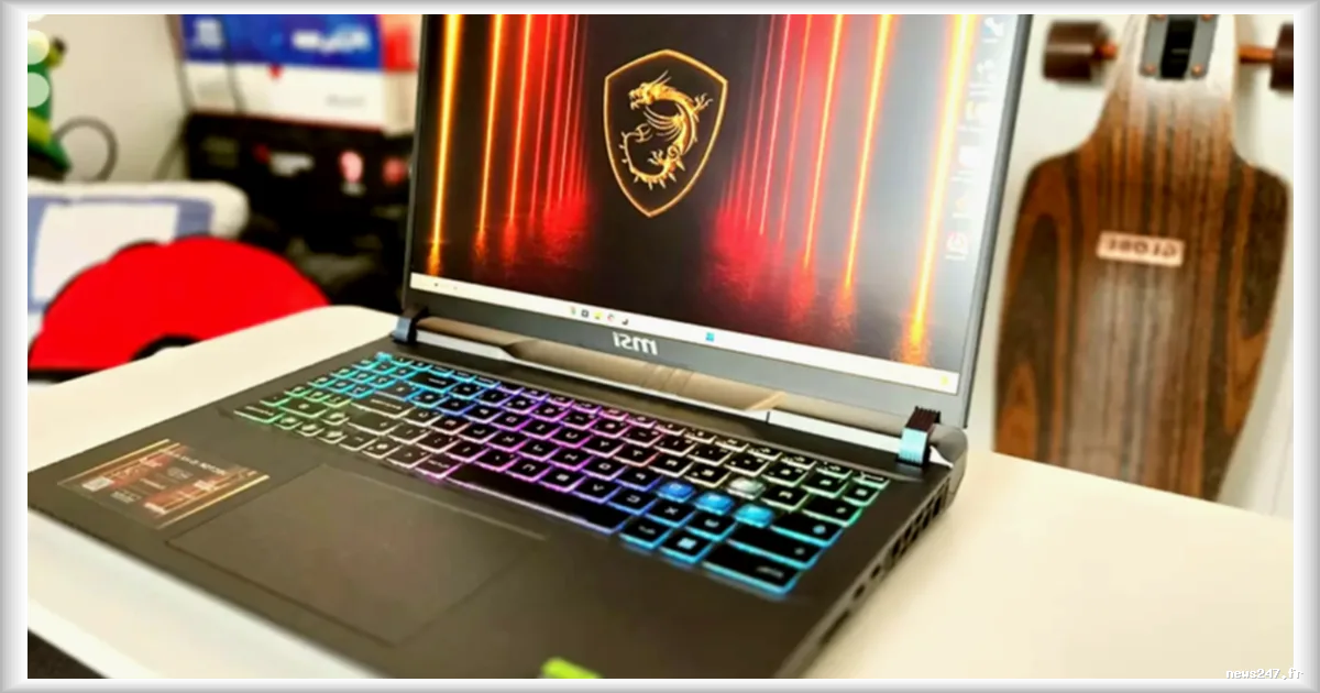 MSI Vector 16 HX AI A2XW : un PC portable gaming haut de gamme en promo à moins de 2 300 €
