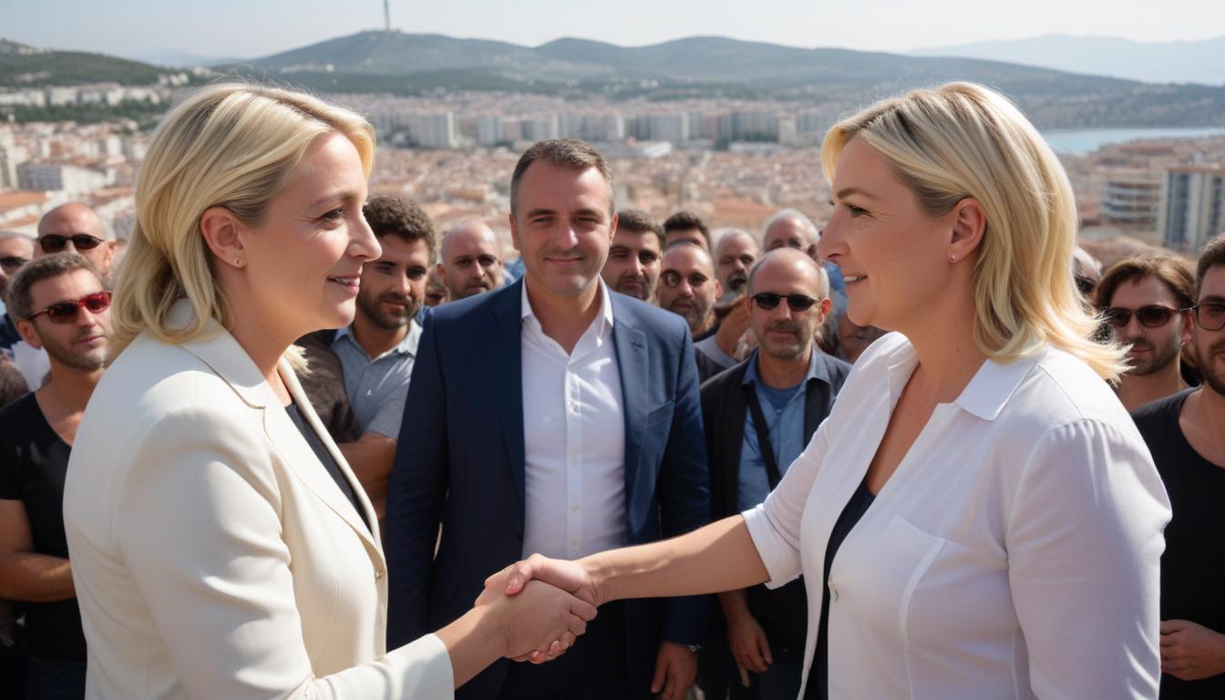 Municipales 2026 : Marine Le Pen soutient les candidats du Rassemblement national à Toulon