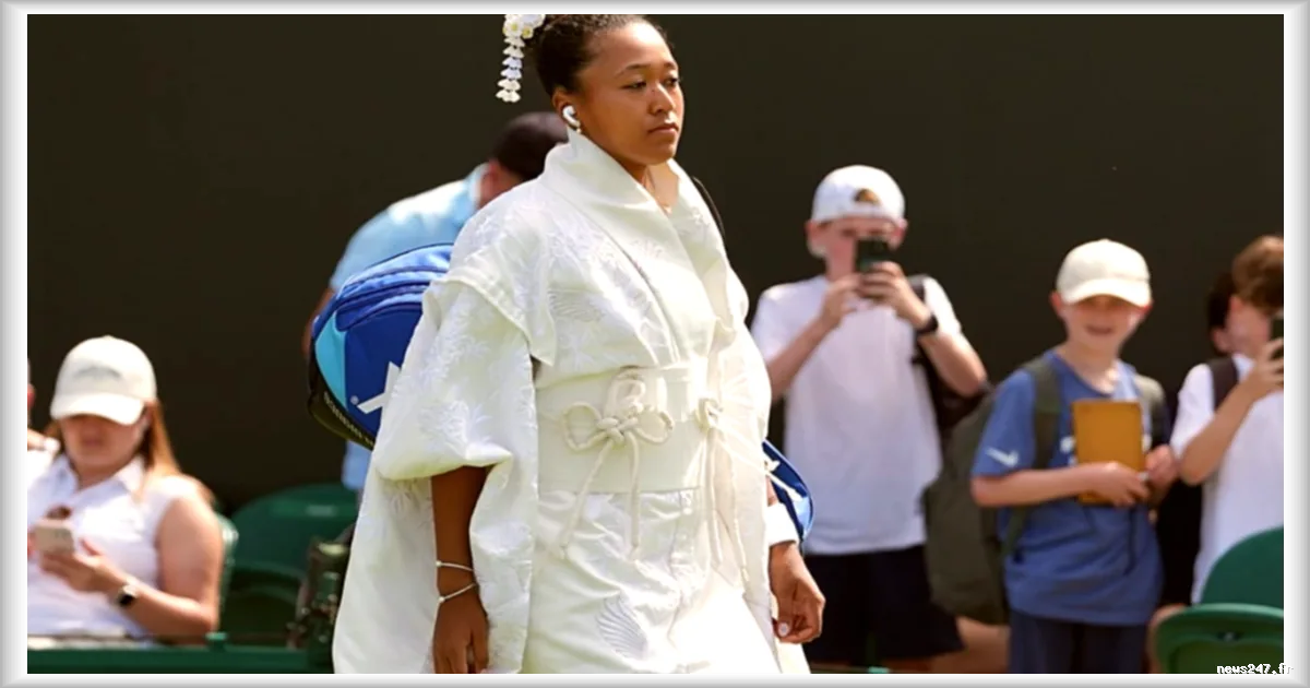 Naomi Osaka s'illustre à Wimbledon avec un kimono inspiré de *Kill Bill*