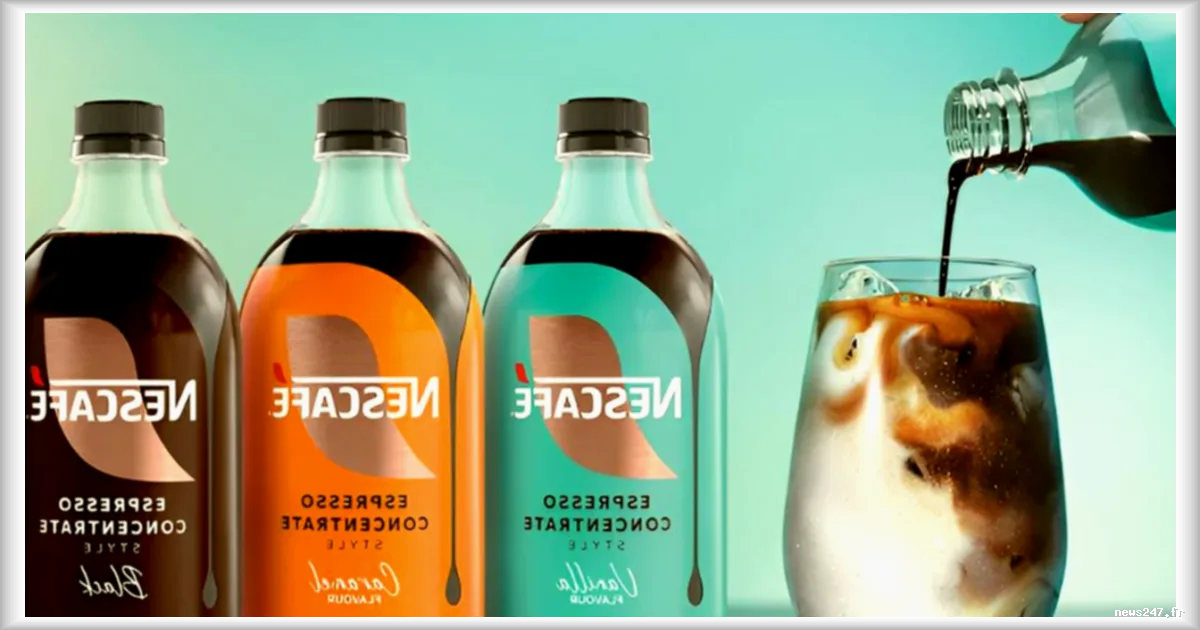 Nescafé lance en France un concentré liquide pour préparer des cafés glacés à la maison