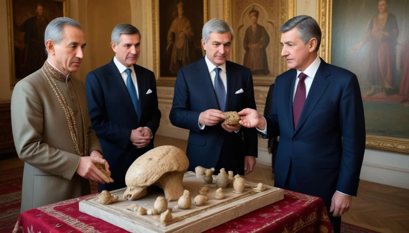 Neuf artefacts oubliés du IIe au VIIe siècle rendus à l’Ouzbékistan après enquête de la police britannique