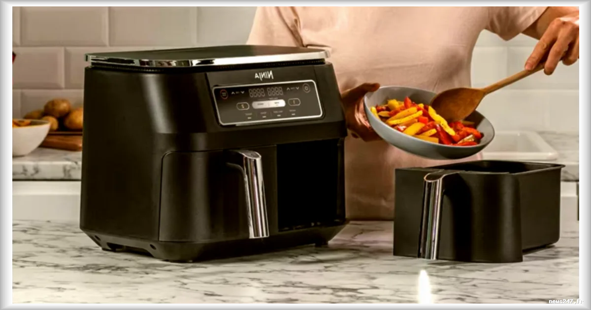 Ninja DualZone : l’air fryer à double compartiment affiche un prix en forte baisse à moins de 100 €