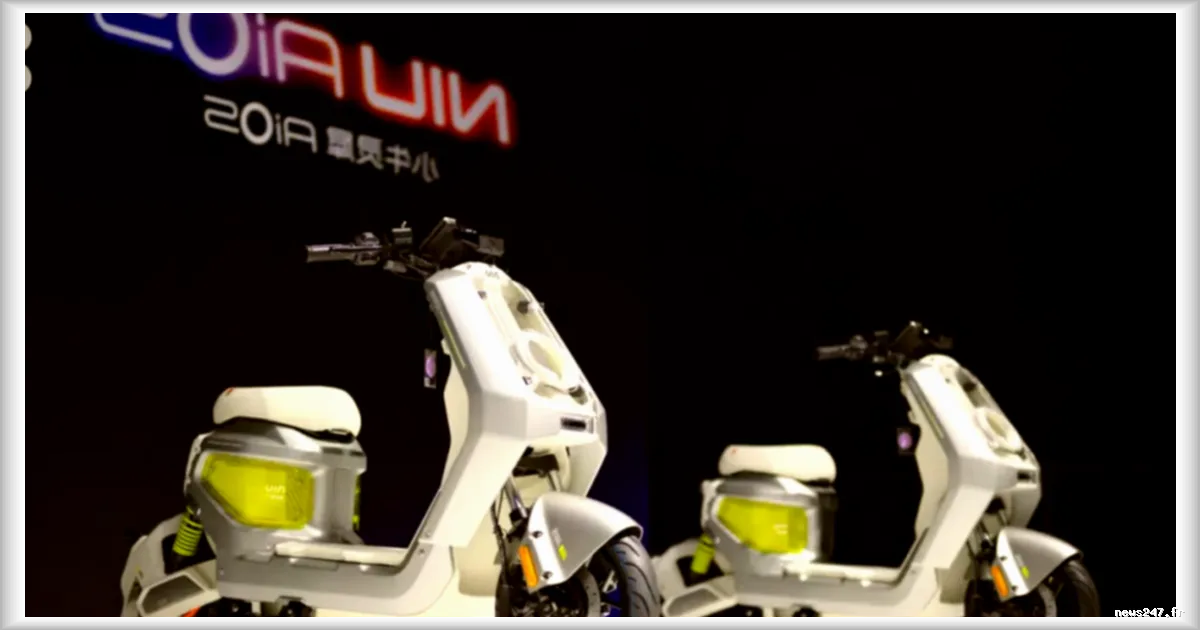 Niu lance le premier scooter électrique au monde équipé de LiDAR et d'intelligence artificielle