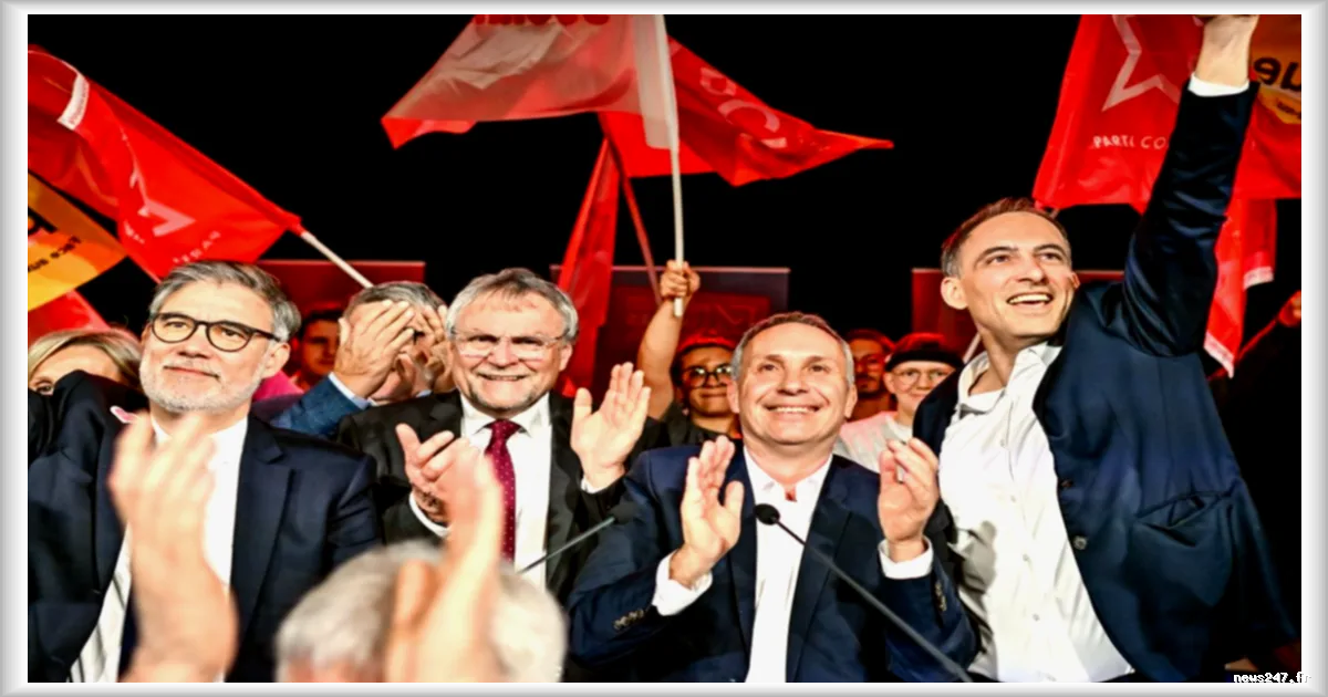 Olivier Faure et Raphaël Glucksmann en campagne à Limoges pour les municipales