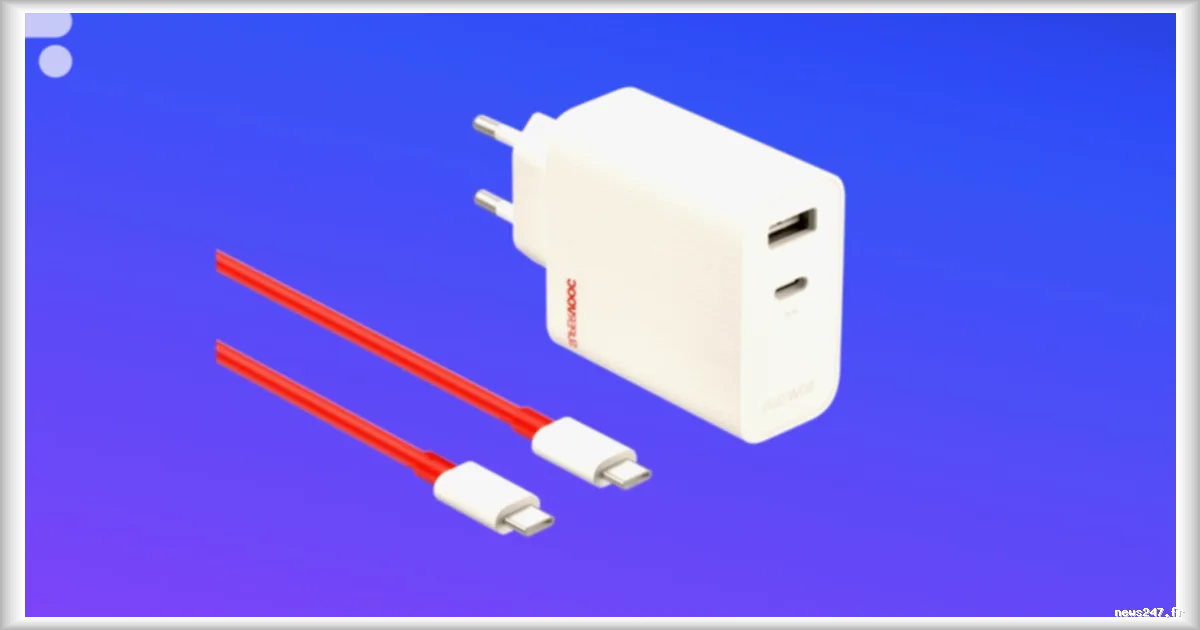 OnePlus propose un chargeur mural SUPERVOOC 80W deux ports à moins de 30 €, une opportunité pour gagner du temps