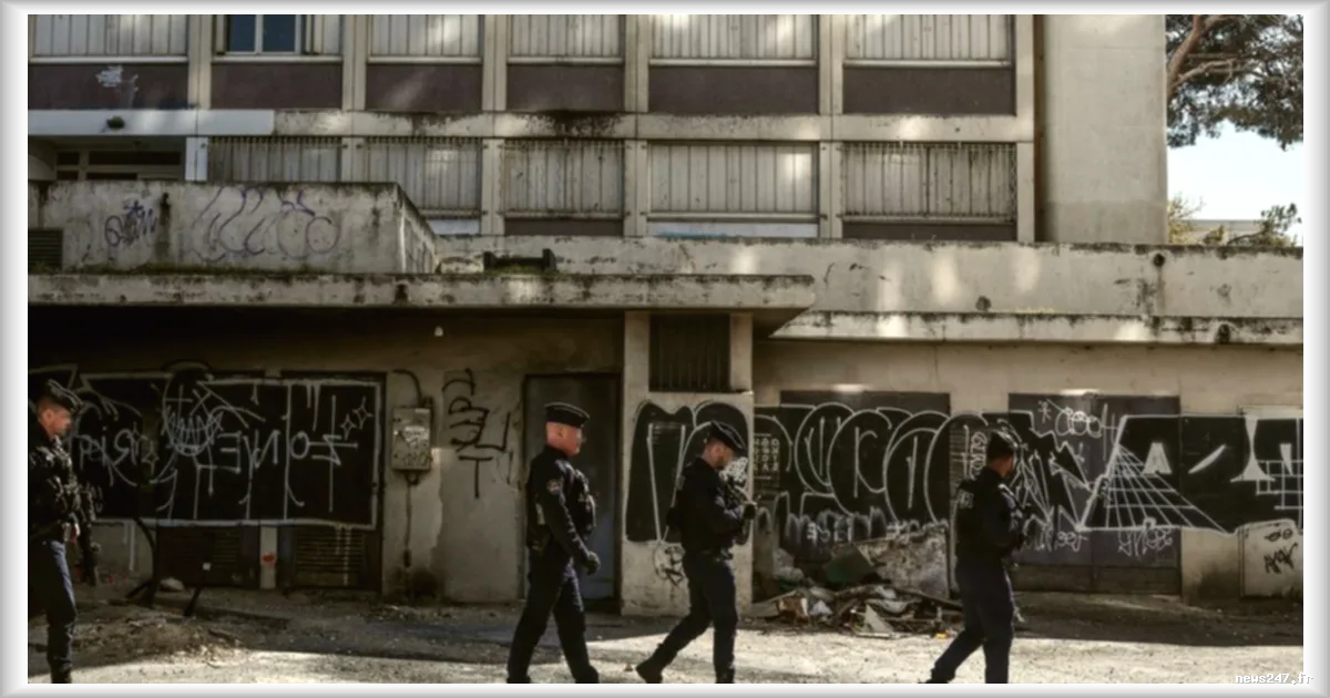 Opérations policières à Marseille contre le narcotrafic : 70 personnes interpellées dans une quinzaine de cités