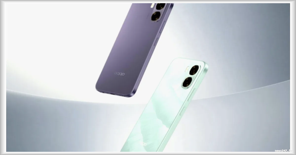 Oppo A6x 5G : un smartphone 5G à moins de 200 € débarque en France avec une autonomie présentée comme XL