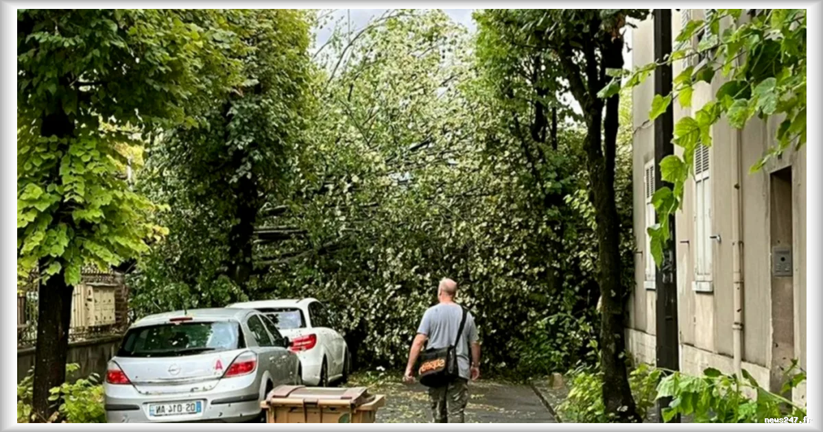 Orages violents en Île-de-France : rafales à 142 km/h, grêle et inondations perturbent la région