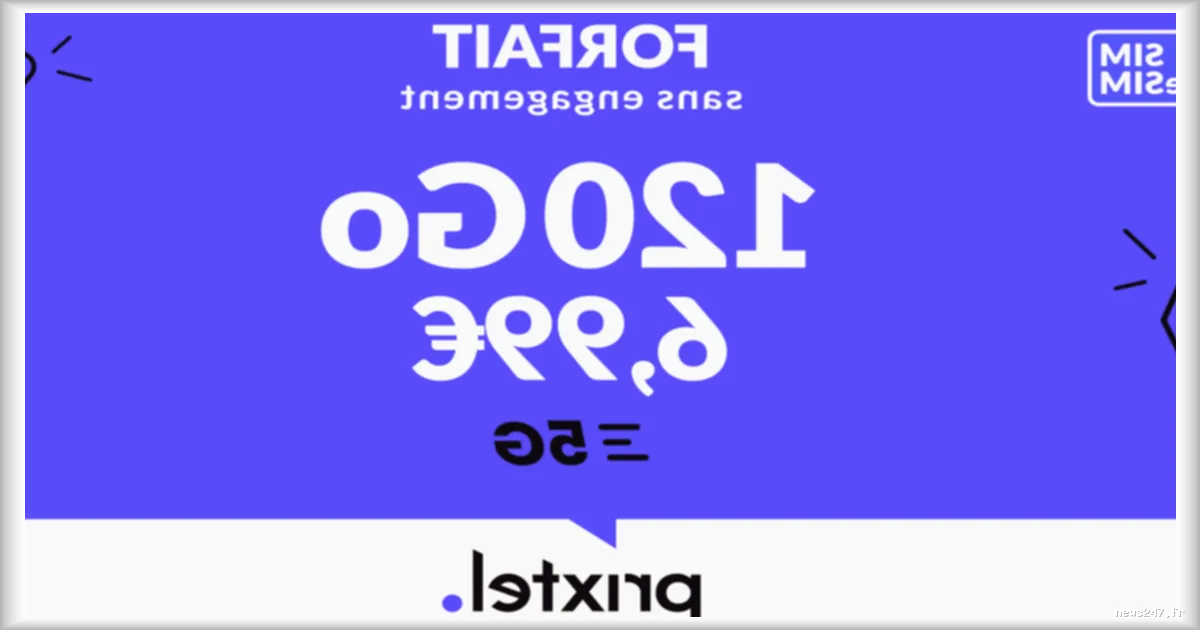 Oxygène de Prixtel : un forfait 5G abordable aux multiples avantages