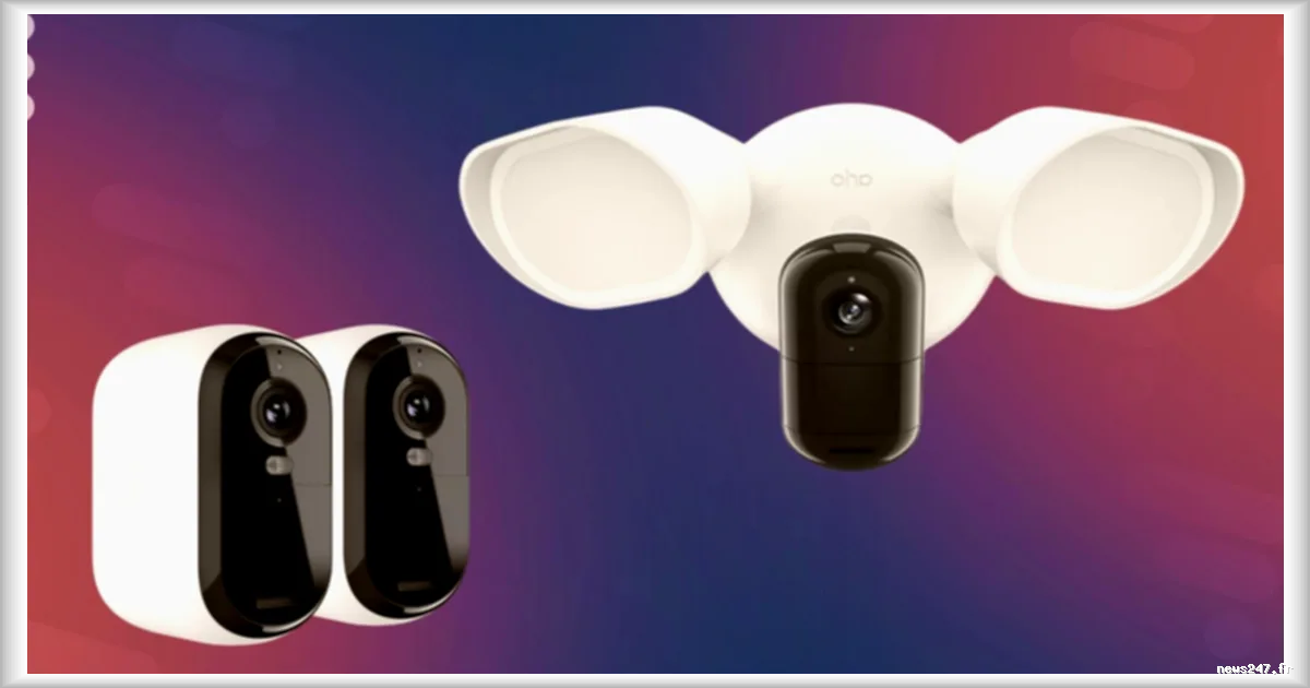 Pack Arlo en promotion : 2 caméras 2K et une Floodlight 2K avec projecteurs à moins de 250 €