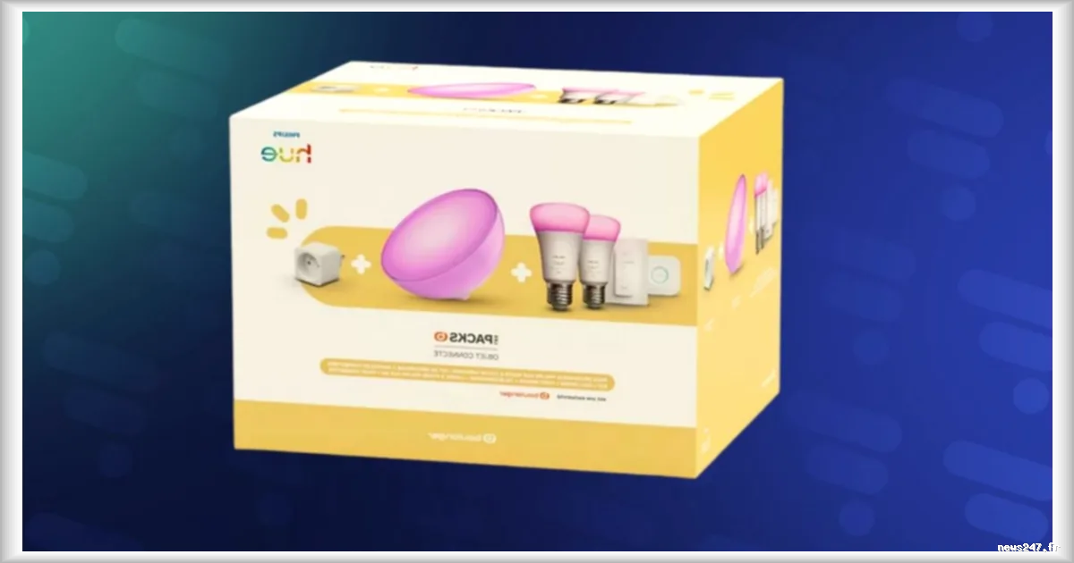 Pack Philips Hue à prix réduit : l’essentiel pour une domotique connectée à domicile