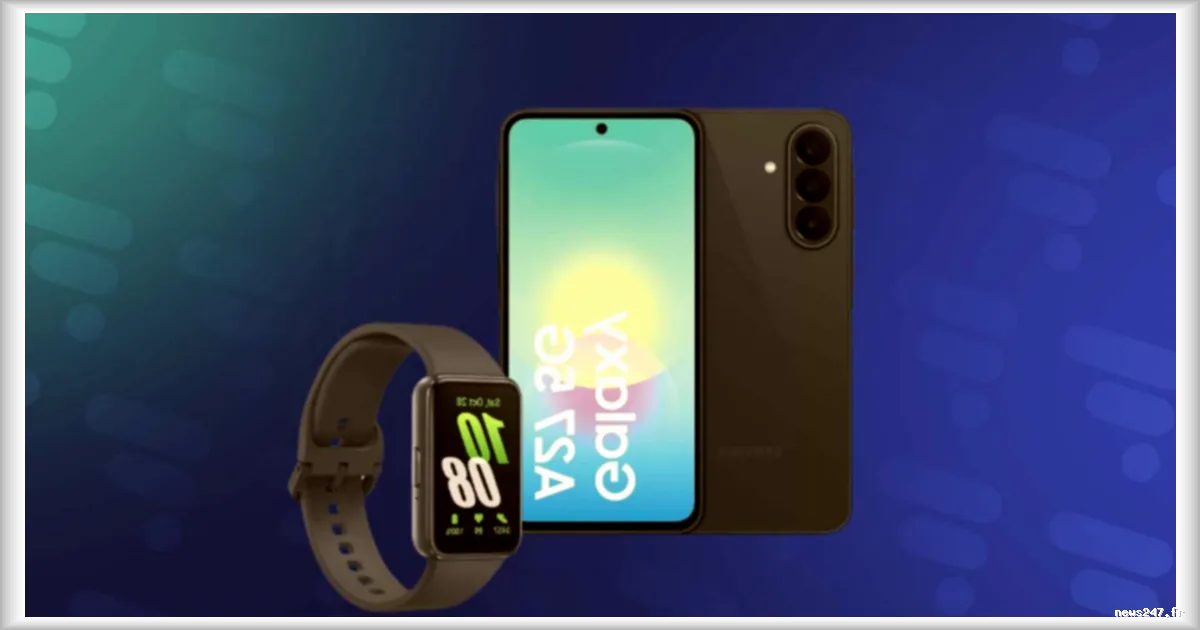 Pack Samsung Galaxy A27 et bracelet Fit 3 à 319 € chez Boulanger : une offre promotionnelle à saisir