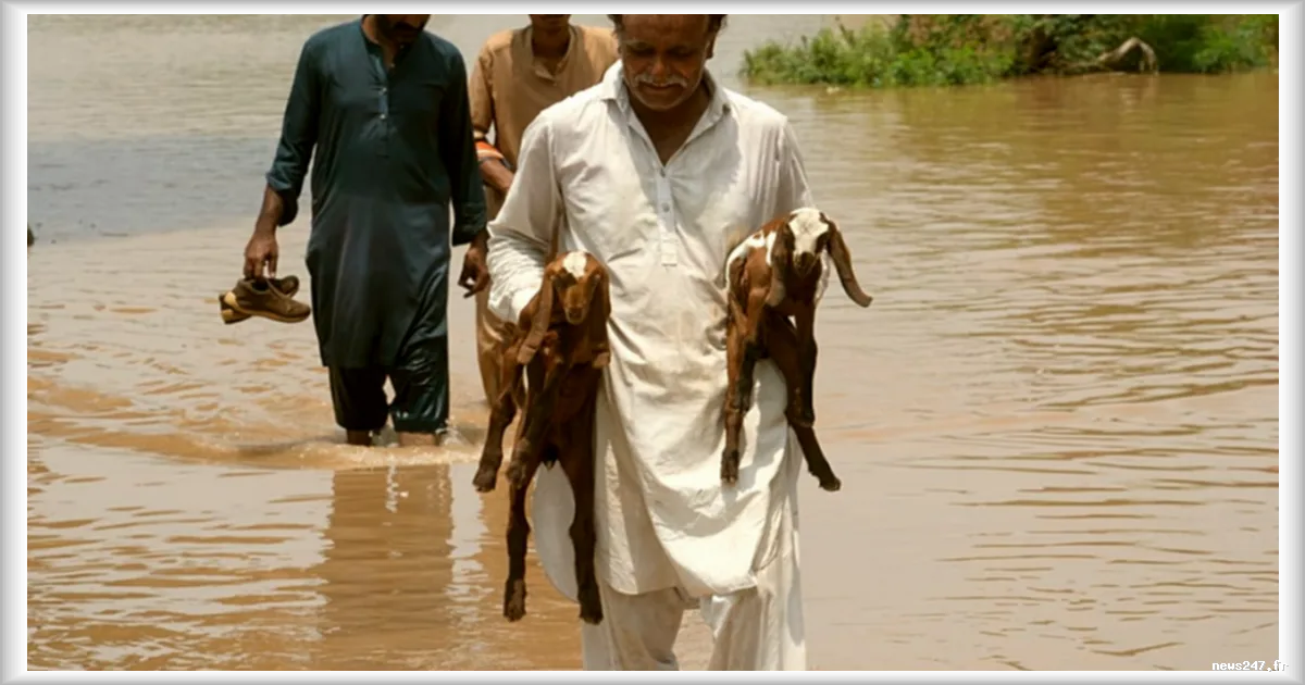 Pakistan : des secours mobilisés en urgence après les inondations dévastatrices de Sheikhupura