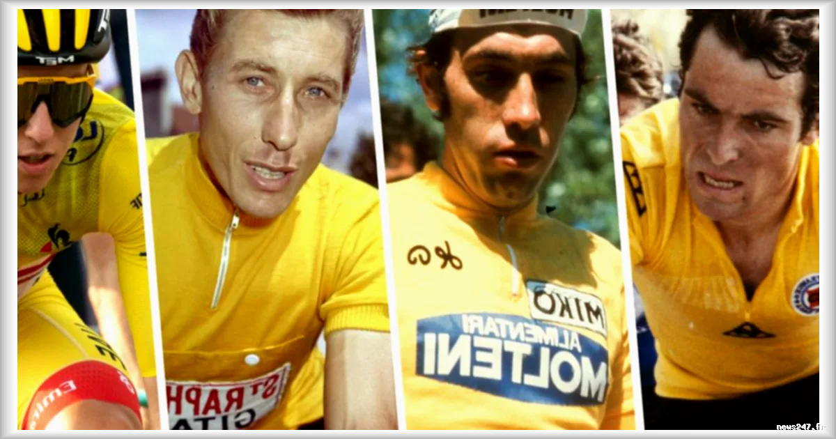 Paul Seixas au Tour de France : Hinault, Anquetil, Merckx, Pogacar... Quand ont-ils debute et avec quel resultat?