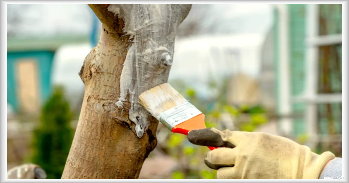 Peindre les arbres pour les protéger des canicules : une pratique en hausse dans les villes françaises
