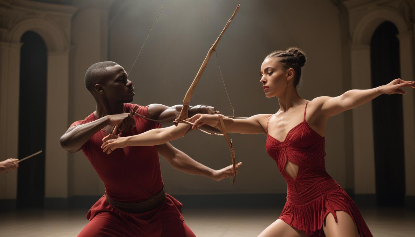 Performance artistique 'Cruel trop tard' de Tsirihaka Harrivel au CentQuatre