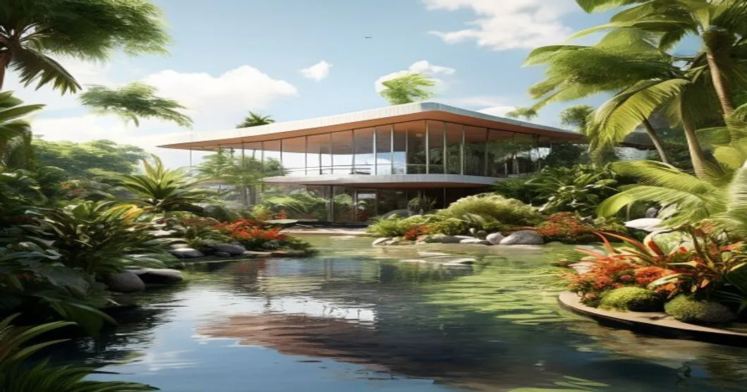 Philippe Rizzotti installe le jardin botanique dans un écrin vert, le Biome, à Besançon