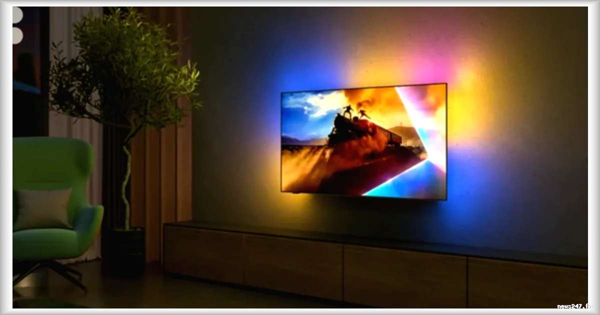 Philips 77OLED910 : baisse de prix de 1 000 € sur ce TV OLED et Ambilight de 77 pouces