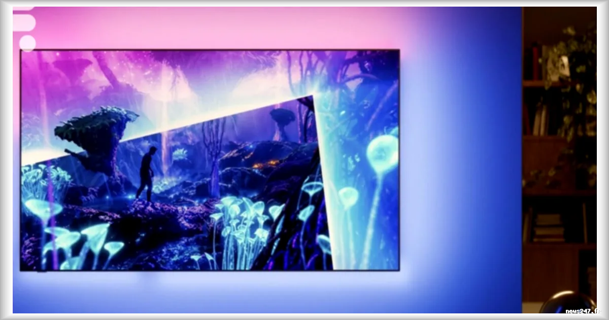Philips devoile ses TV OLED+951 et OLED+911 avec Ambilight, Dolby Vision 2 Max et TitanOS