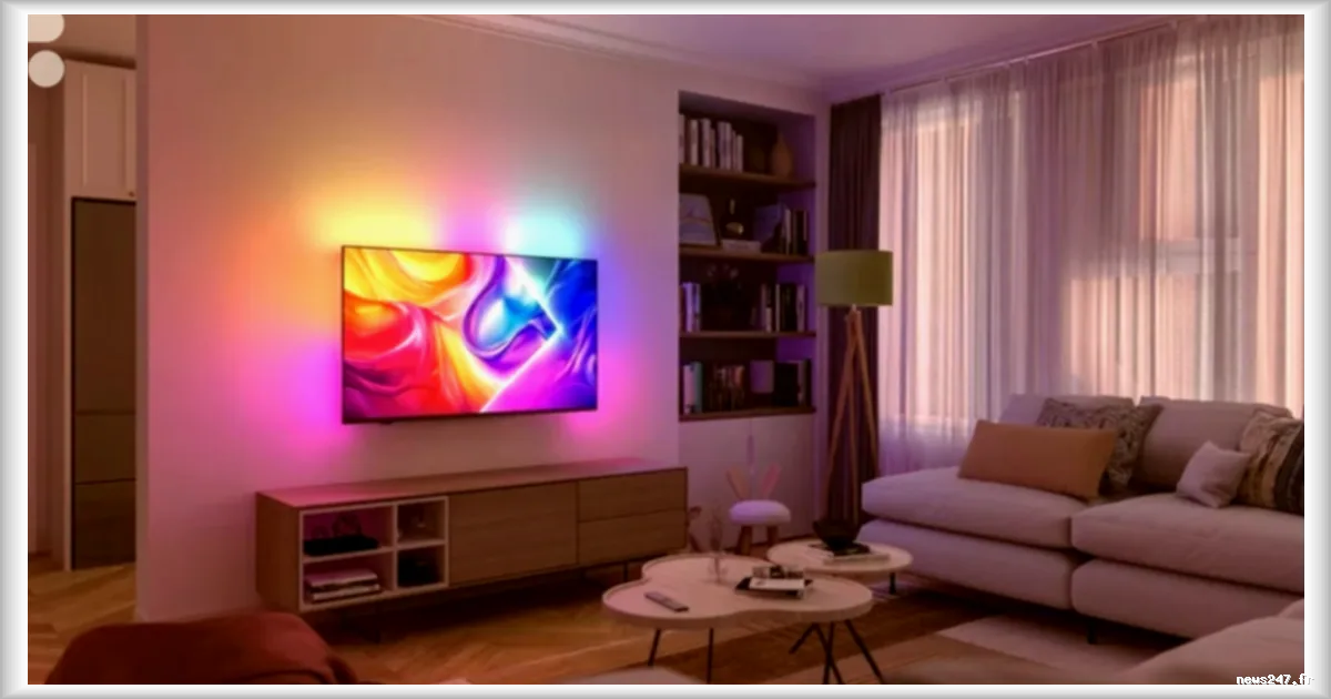 Philips The One 65PUS9000 : un téléviseur 4K Ambilight à 707 € au lieu de 1 299 €