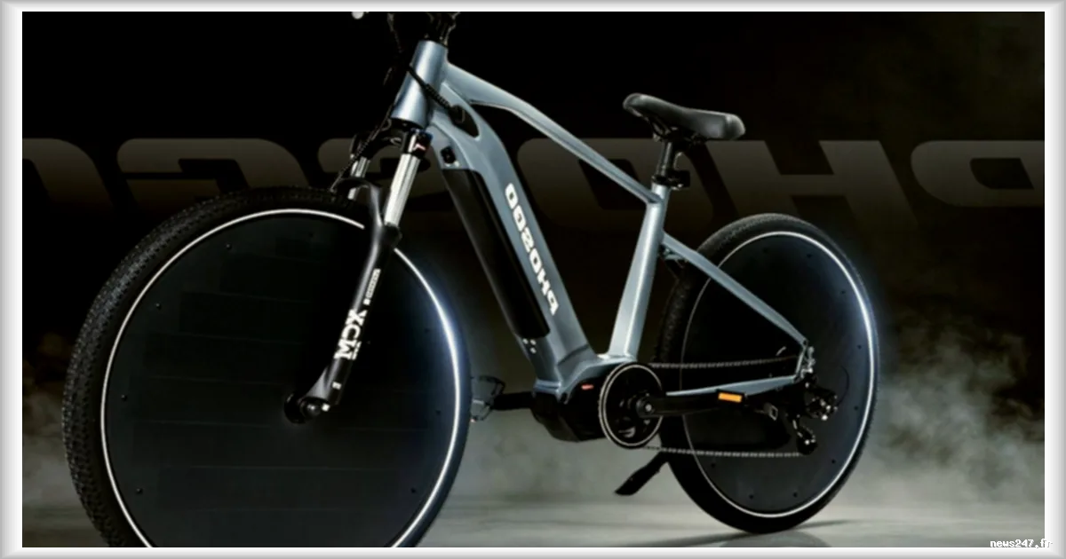 Phosgo : le vélo électrique solaire avec 80% d'autonomie en 3 heures d'exposition au soleil