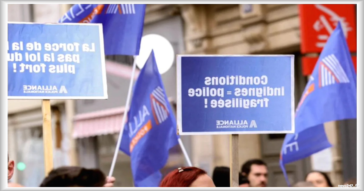Plusieurs milliers de policiers manifestent à Paris pour réclamer des hausses de salaire