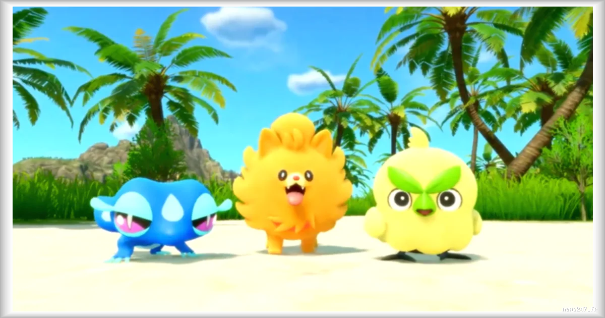 Pokémon Vents & Vagues: la 10ème génération dévoilée avec trois nouveaux starters