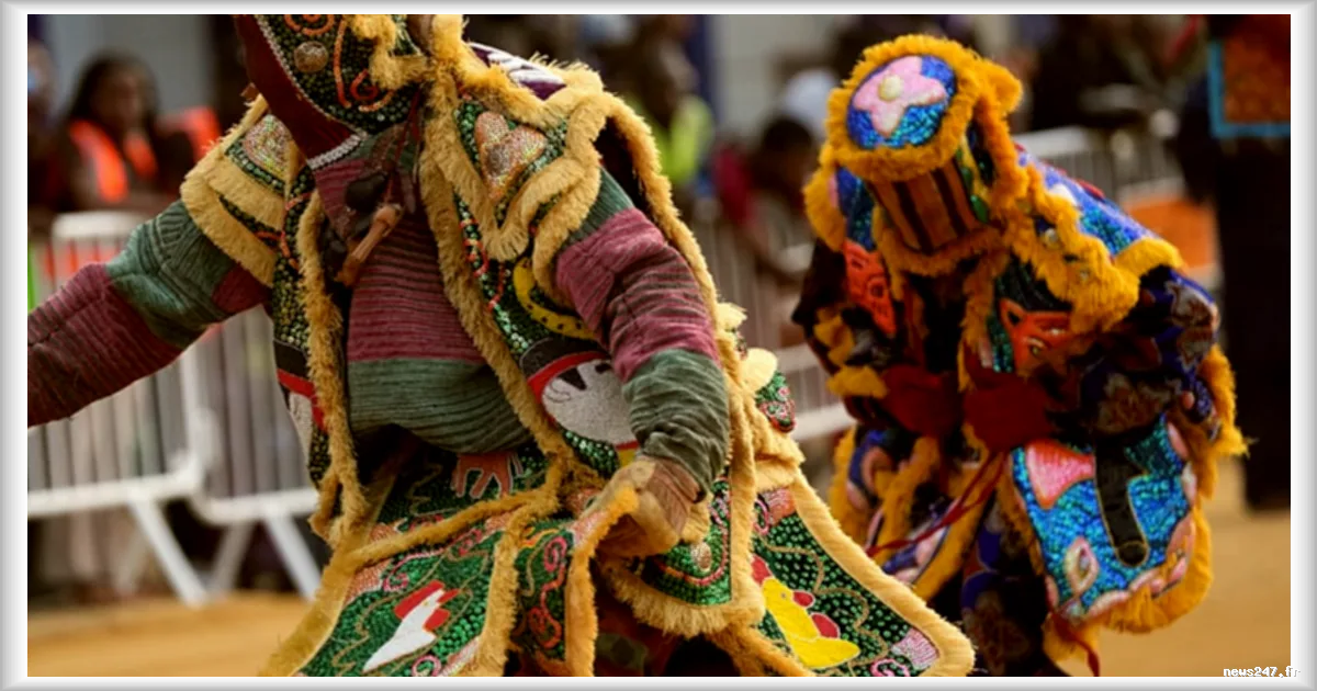 Porto-Novo vibre au rythme des masques et danses ancestrales lors du Festival des masques du Bénin